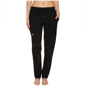 Alo Distressed Ripped Holes Sweatpants